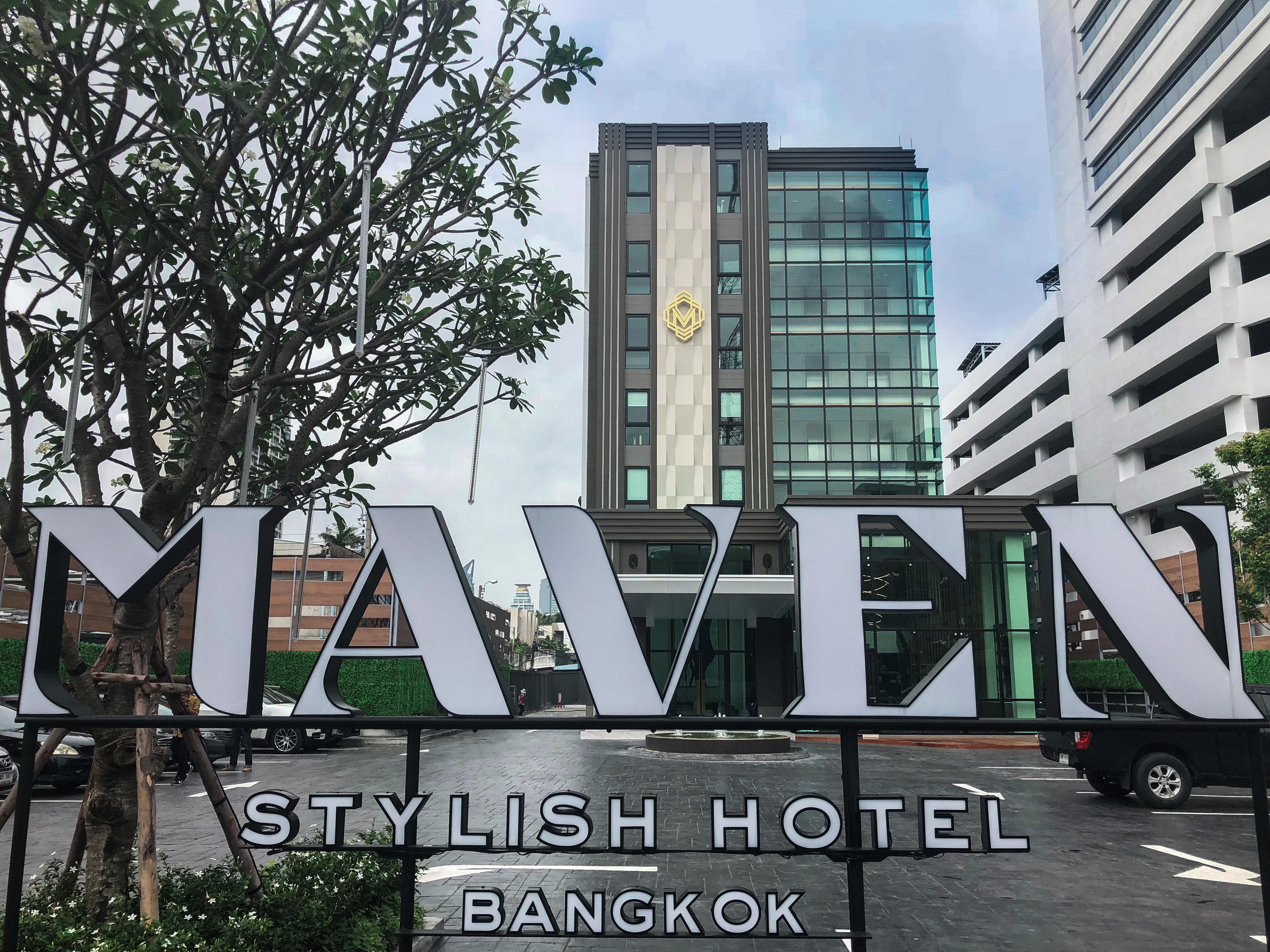 Maven Stylish Hotel Bangkok Extérieur photo